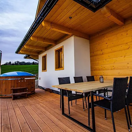 Em Gorce Resort Domki Z Sauna I Jacuzzi Waksmund Exterior foto