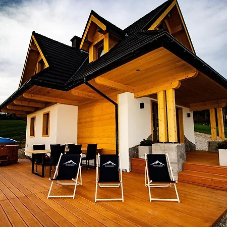 Em Gorce Resort Domki Z Sauna I Jacuzzi Waksmund Exterior foto