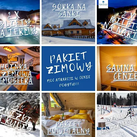 Em Gorce Resort Domki Z Sauna I Jacuzzi Waksmund Exterior foto